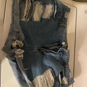 Jean shorts